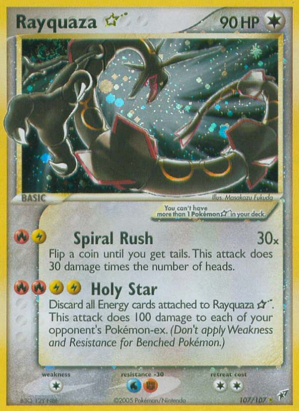 Rayquaza Star (107/107) [EX: Deoxys] | Devastation Store