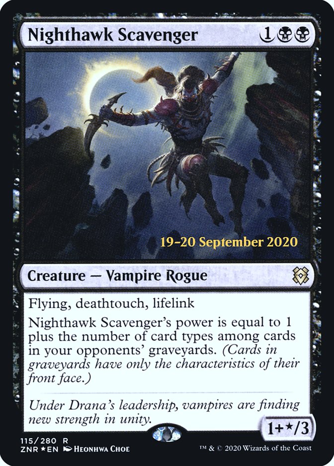 Nighthawk Scavenger [Zendikar Rising Prerelease Promos] | Devastation Store