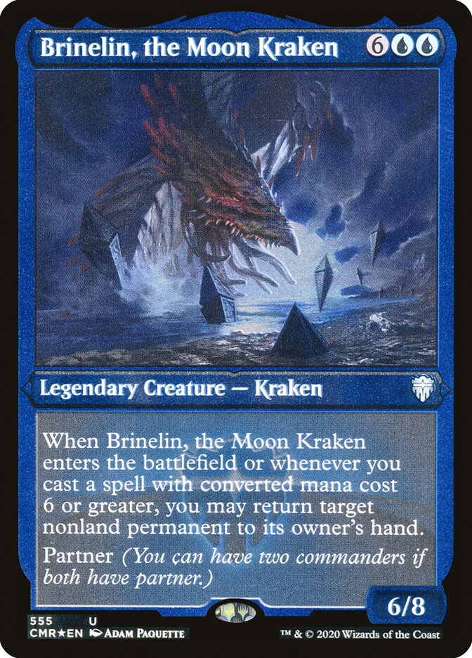 Brinelin, the Moon Kraken (Etched) [Commander Legends] | Devastation Store