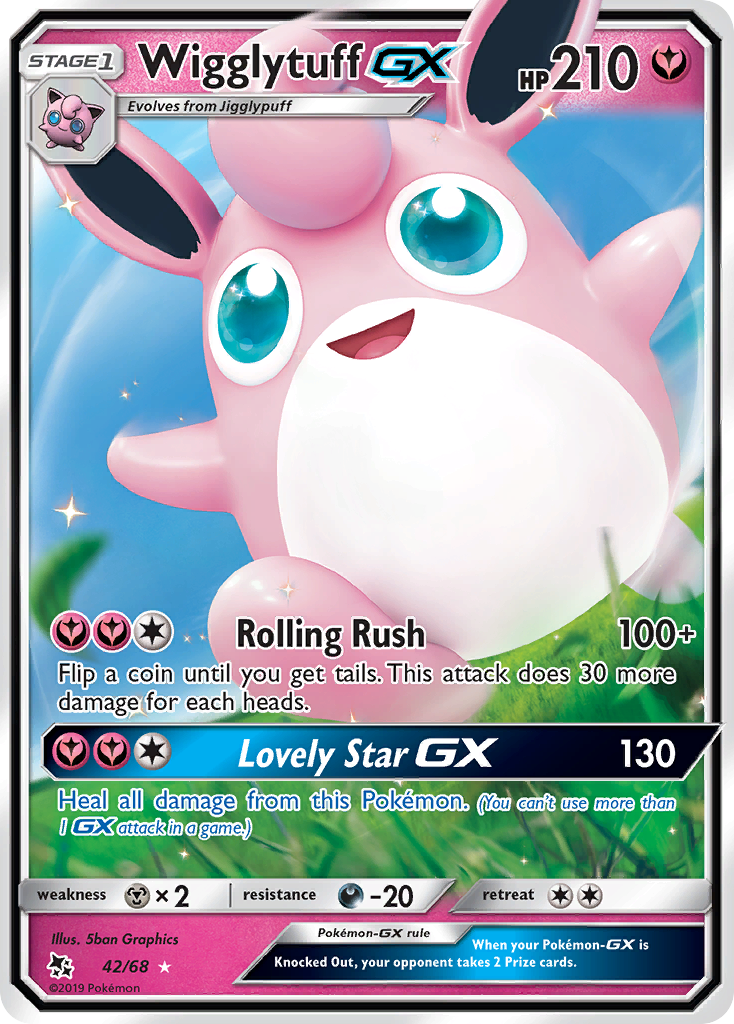 Wigglytuff GX (42/68) [Sun & Moon: Hidden Fates] | Devastation Store