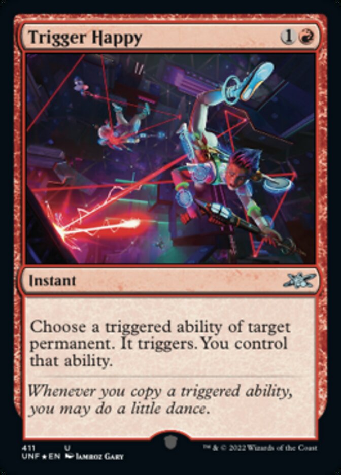 Trigger Happy (Galaxy Foil) [Unfinity] | Devastation Store