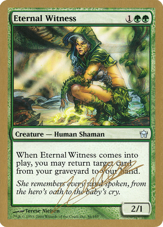 Eternal Witness (Julien Nuijten) [World Championship Decks 2004] | Devastation Store