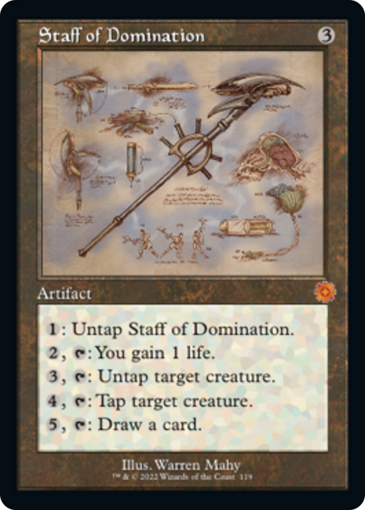 Staff of Domination (Retro Schematic) [The Brothers' War Retro Artifacts] | Devastation Store