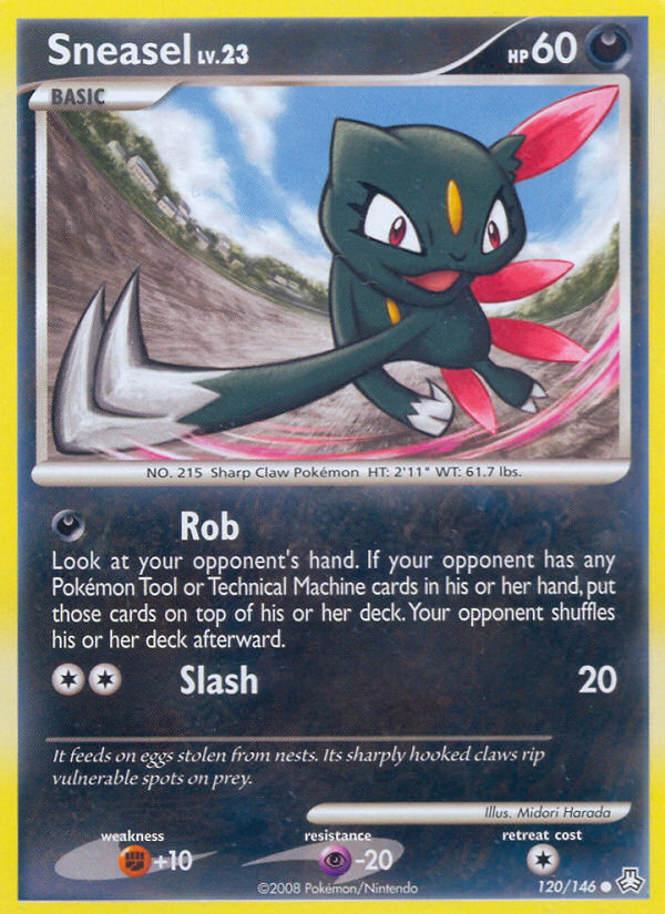 Sneasel (120/146) [Diamond & Pearl: Legends Awakened] | Devastation Store