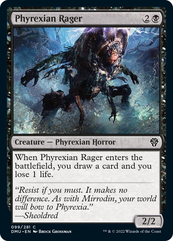 Phyrexian Rager [Dominaria United] | Devastation Store