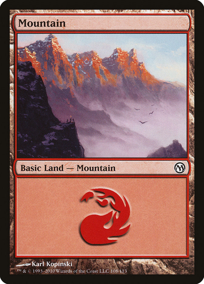 Mountain (108) [Duels of the Planeswalkers] | Devastation Store