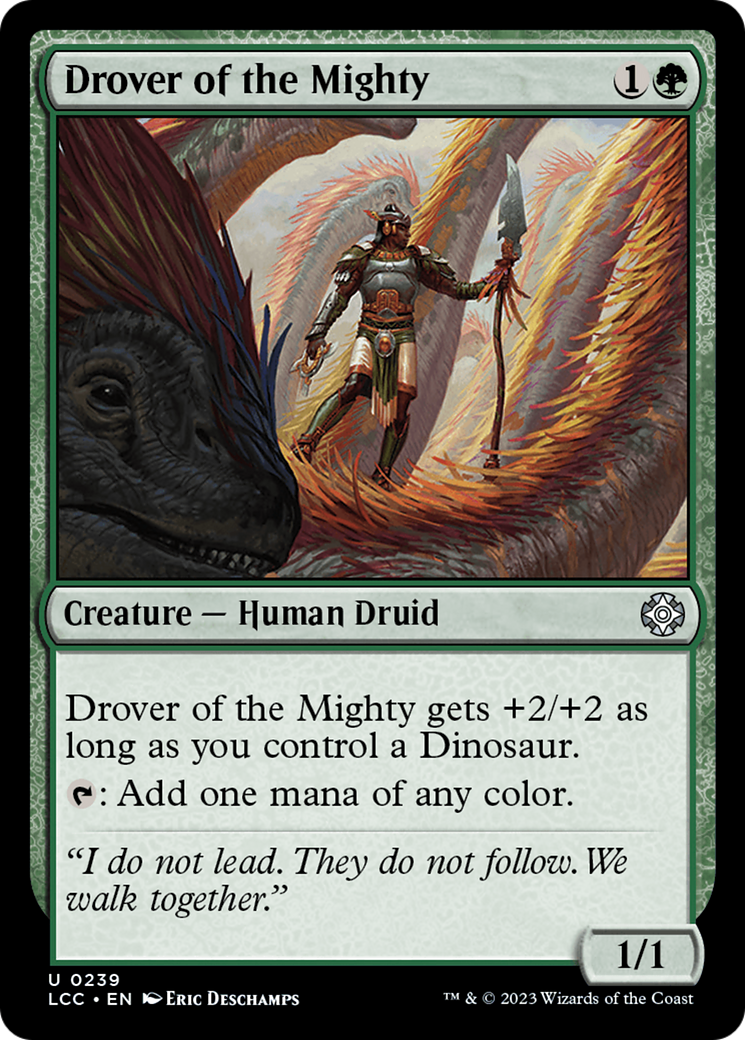 Drover of the Mighty [The Lost Caverns of Ixalan Commander] | Devastation Store