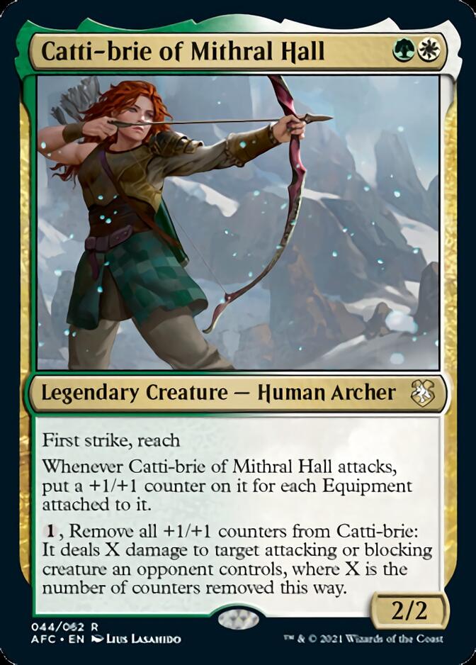 Catti-brie of Mithral Hall [Dungeons & Dragons: Adventures in the Forgotten Realms Commander] | Devastation Store
