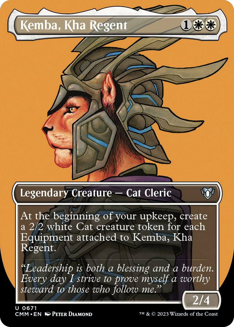 Kemba, Kha Regent (Borderless Profile) [Commander Masters] | Devastation Store
