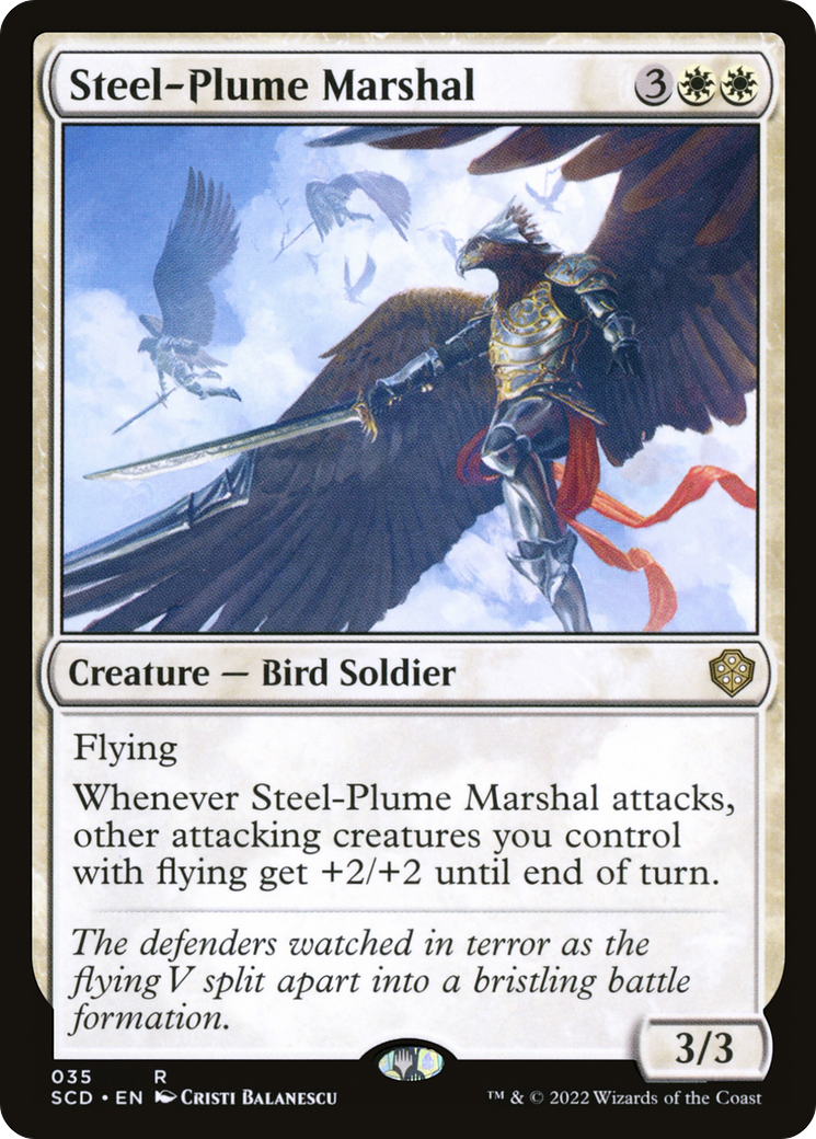 Steel-Plume Marshal [Starter Commander Decks] | Devastation Store