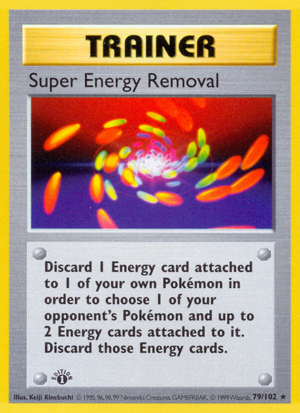 Super Energy Removal (79/102) (Shadowless) [Base Set 1st Edition] | Devastation Store