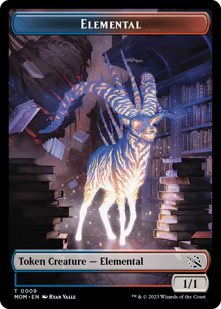 Elemental (22) // Elemental (9) Double-Sided Token [March of the Machine Commander Tokens] | Devastation Store