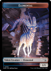 Elemental (9) // Zombie Double-Sided Token [March of the Machine Tokens] | Devastation Store