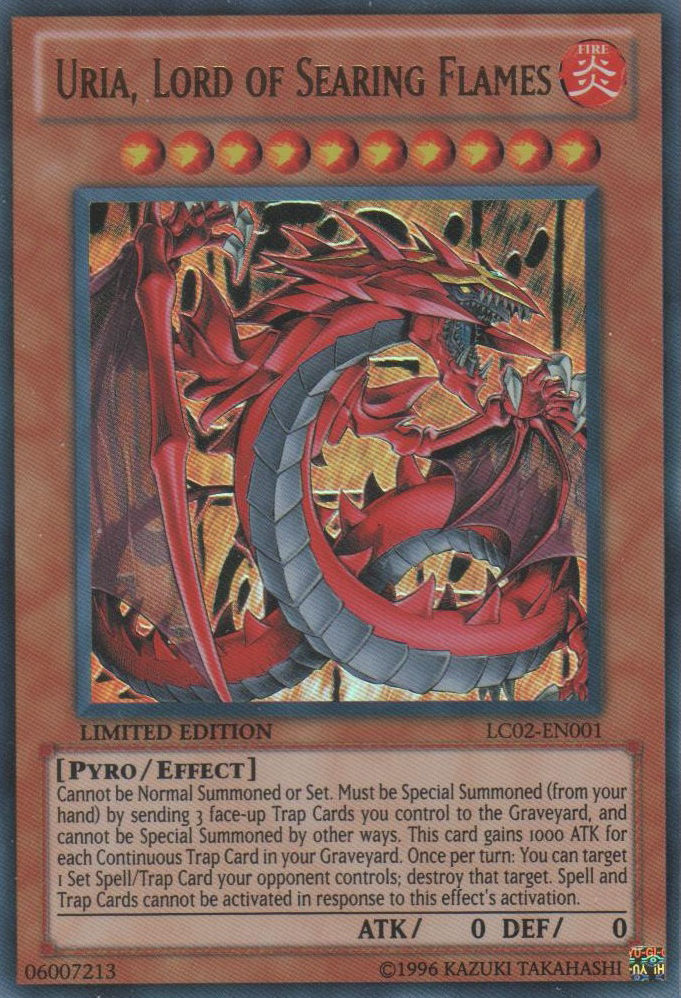 Uria, Lord of Searing Flames [LC02-EN001] Ultra Rare | Devastation Store