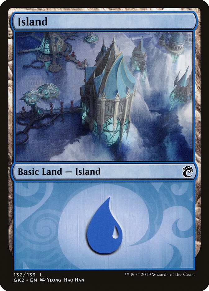 Island (132) [Ravnica Allegiance Guild Kit] | Devastation Store