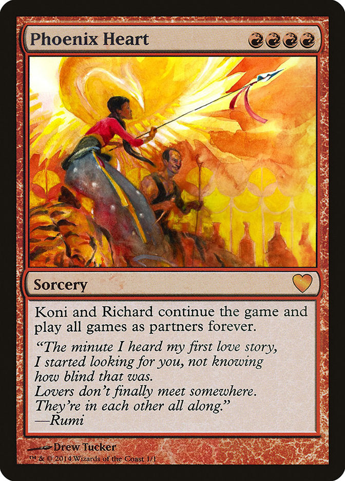 Phoenix Heart [Celebration Cards] | Devastation Store