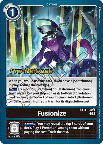 Fusionize [BT11-105] [Dimensional Phase Pre-Release Promos] | Devastation Store