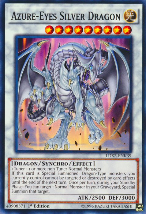 Azure-Eyes Silver Dragon [LDK2-ENK39] Common | Devastation Store