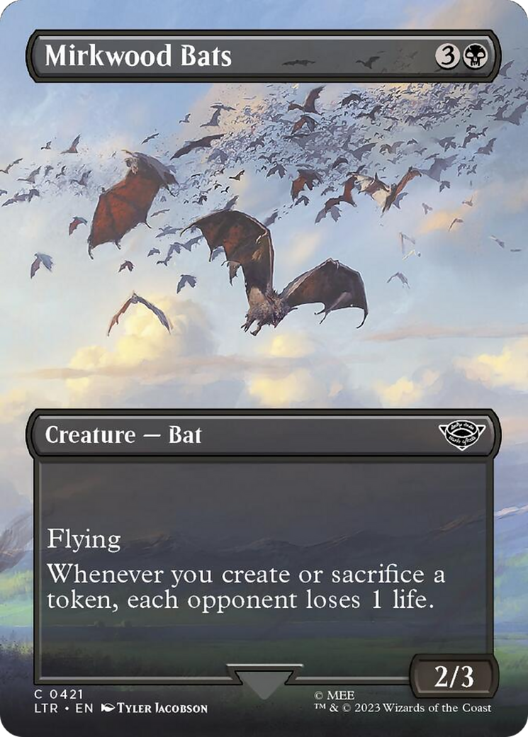 Mirkwood Bats (Borderless Alternate Art) [The Lord of the Rings: Tales of Middle-Earth] | Devastation Store