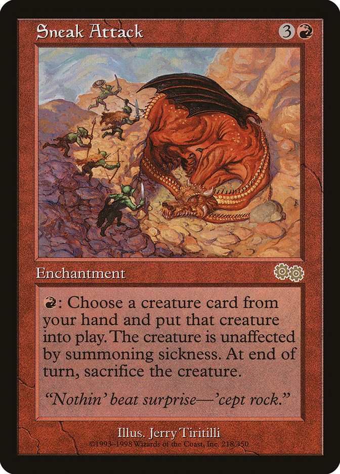 Sneak Attack [Urza's Saga] | Devastation Store