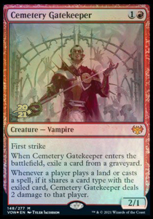 Cemetery Gatekeeper [Innistrad: Crimson Vow Prerelease Promos] | Devastation Store