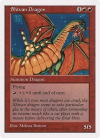 Shivan Dragon (Oversized) [Oversize Cards] | Devastation Store