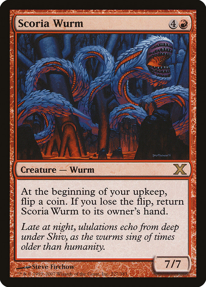 Scoria Wurm [Tenth Edition] - Devastation Store | Devastation Store