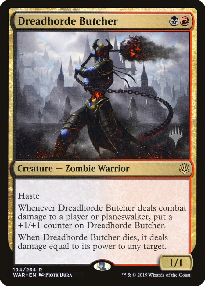 Dreadhorde Butcher (Promo Pack) [War of the Spark Promos] | Devastation Store