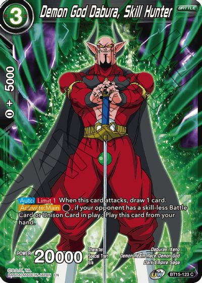Demon God Dabura, Skill Hunter [BT15-123] | Devastation Store