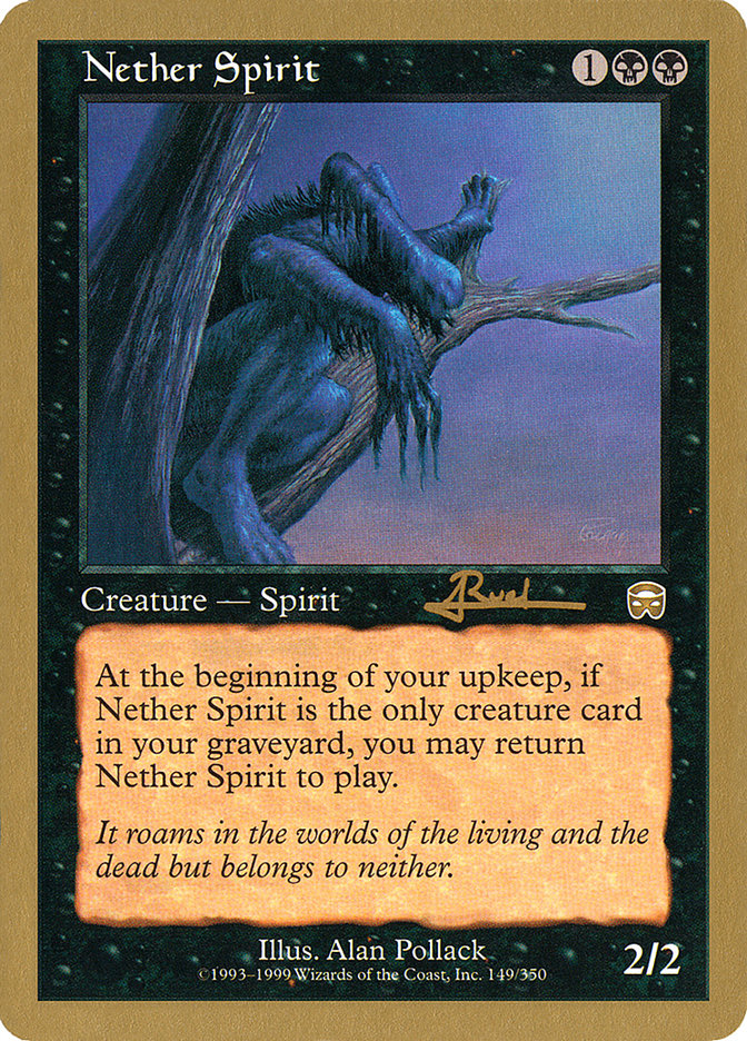 Nether Spirit (Antoine Ruel) [World Championship Decks 2001] | Devastation Store