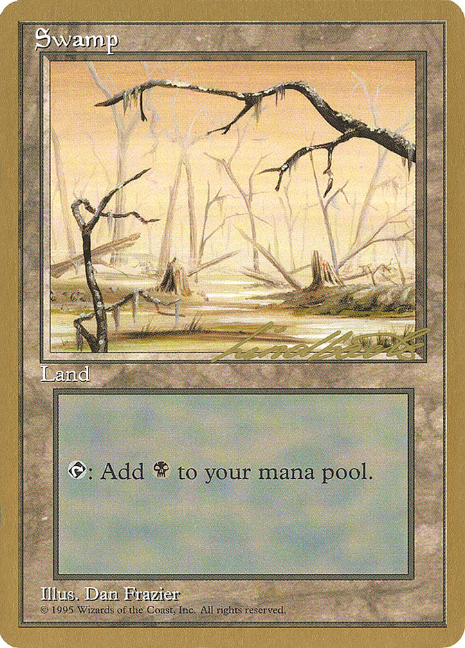 Swamp (ll370) (Leon Lindback) [Pro Tour Collector Set] | Devastation Store