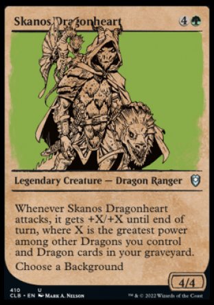 Skanos Dragonheart (Showcase) [Commander Legends: Battle for Baldur's Gate] | Devastation Store