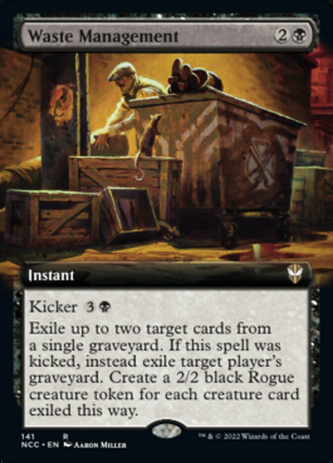 Waste Management (Extended Art) [Streets of New Capenna Commander] | Devastation Store