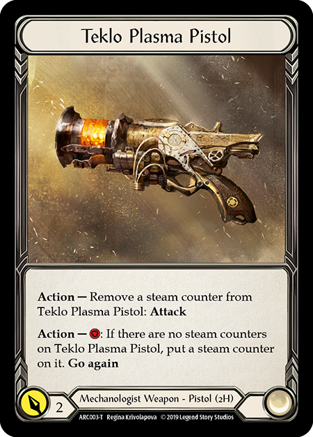 Death Dealer // Teklo Plasma Pistol [ARC040 // ARC003] (Arcane Rising)  1st Edition Normal | Devastation Store