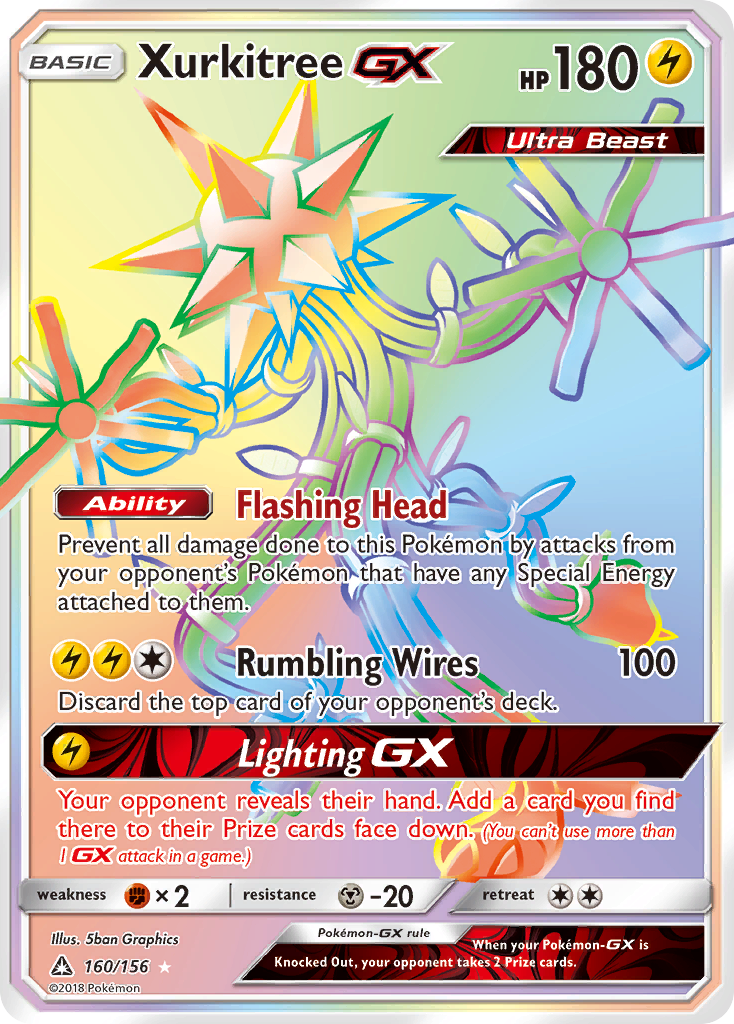 Xurkitree GX (160/156) [Sun & Moon: Ultra Prism] | Devastation Store