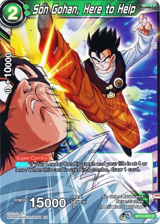 Son Gohan, Here to Help [BT11-077] | Devastation Store