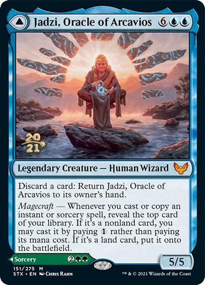 Jadzi, Oracle of Arcavios // Journey to the Oracle [Strixhaven: School of Mages Prerelease Promos] | Devastation Store