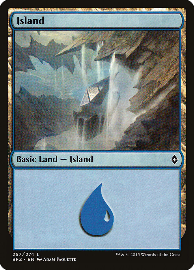 Island (257a) [Battle for Zendikar] - Devastation Store | Devastation Store