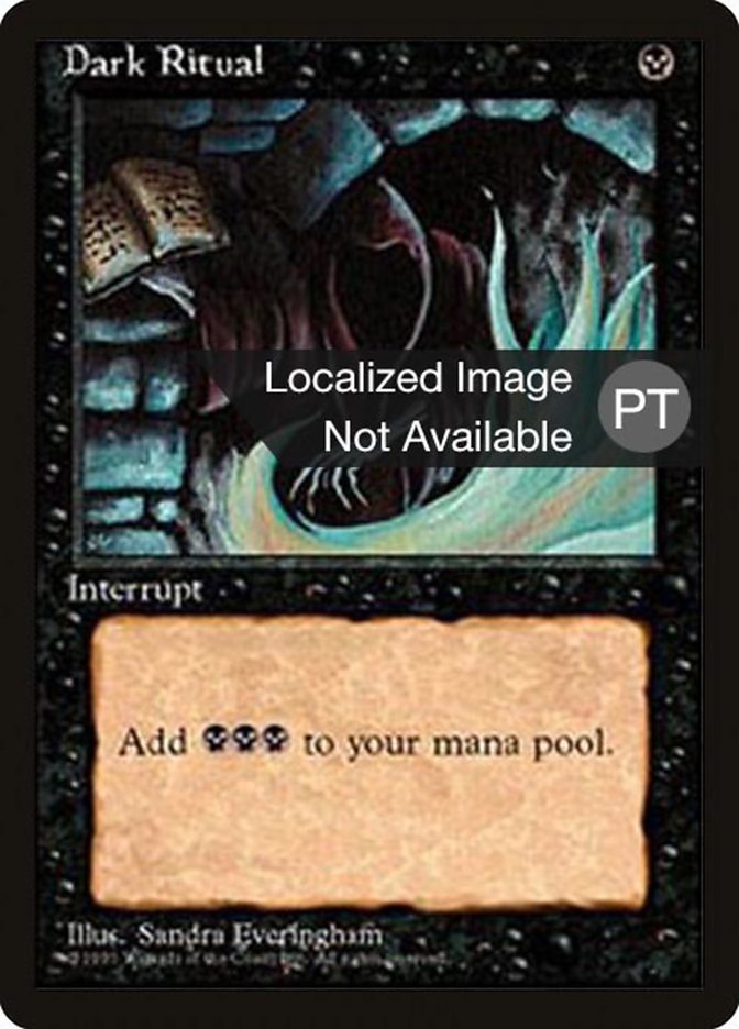 Dark Ritual [Fourth Edition (Foreign Black Border)] | Devastation Store