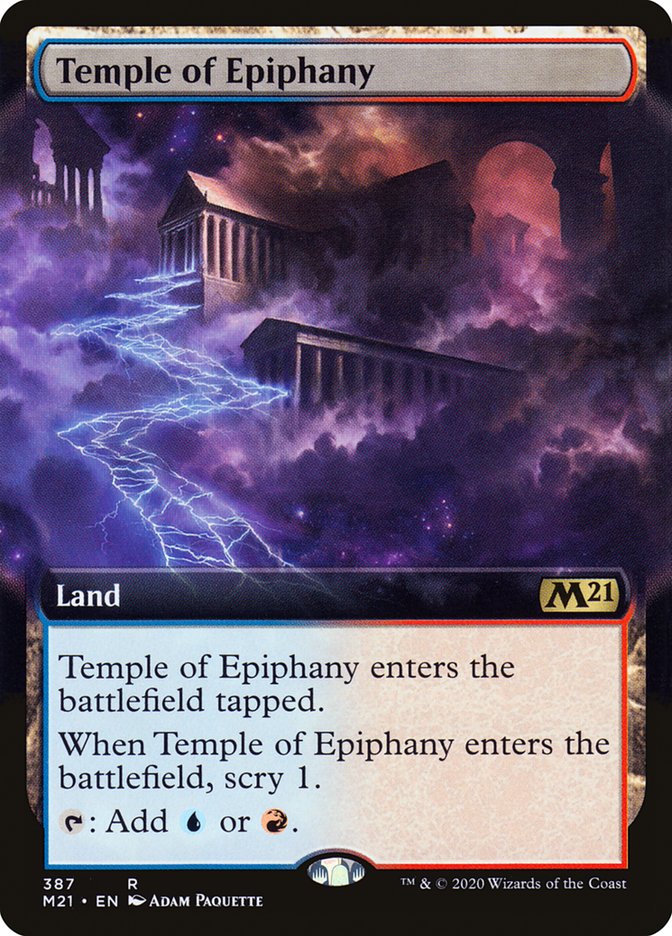 Temple of Epiphany (Extended) [Core Set 2021] | Devastation Store