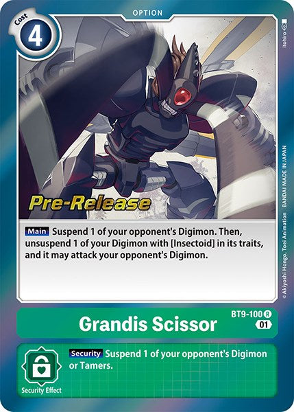 Grandis Scissor [BT9-100] [X Record Pre-Release Promos] | Devastation Store