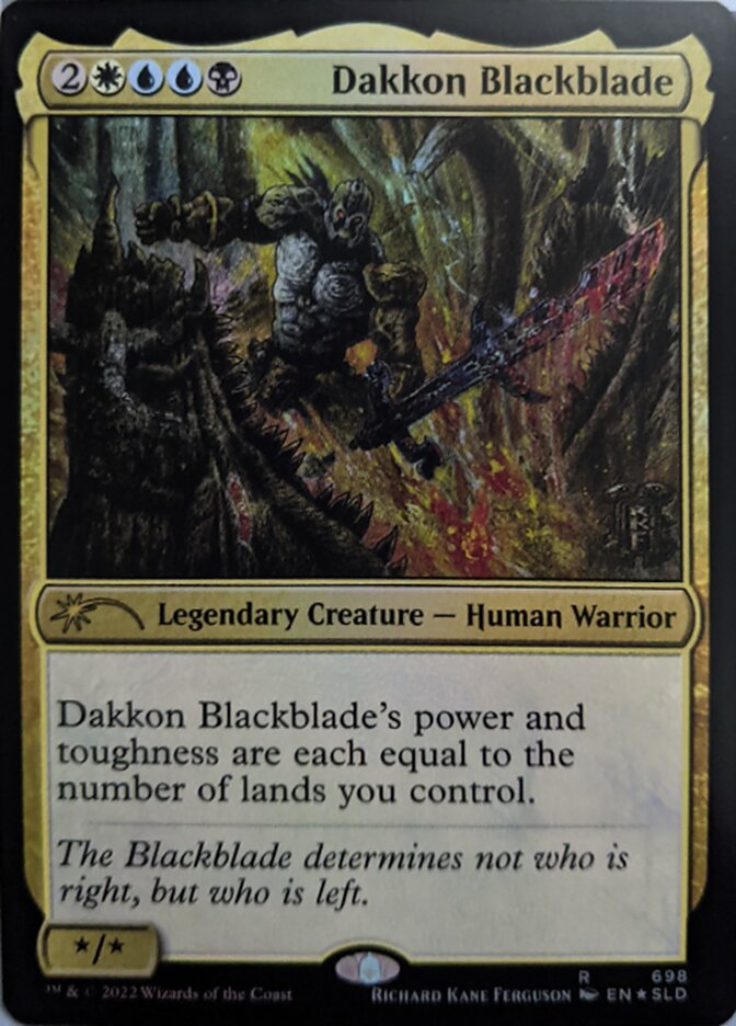 Dakkon Blackblade [Secret Lair Drop Promos] | Devastation Store
