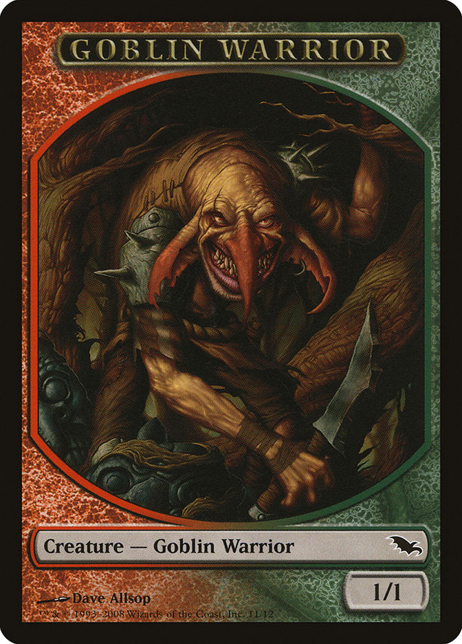 Goblin Warrior [Shadowmoor Tokens] | Devastation Store