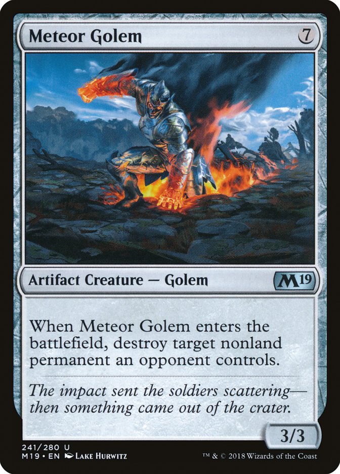 Meteor Golem [Core Set 2019] - Devastation Store | Devastation Store