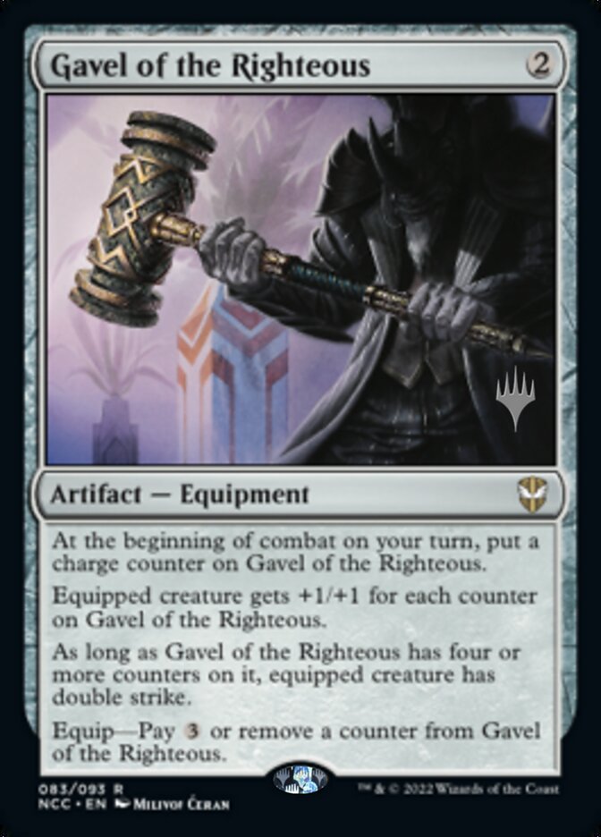 Gavel of the Righteous (Promo Pack) [Streets of New Capenna Commander Promos] | Devastation Store