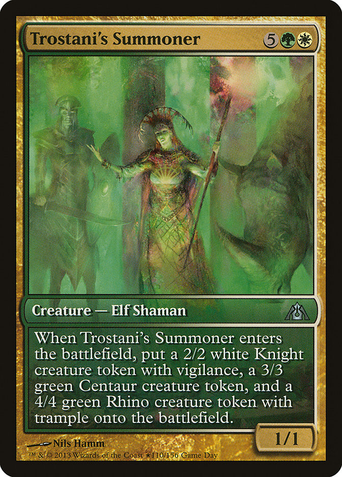 Trostani's Summoner (Game Day) [Dragon's Maze Promos] - Devastation Store | Devastation Store