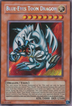 Blue-Eyes Toon Dragon [SRL-000] Secret Rare | Devastation Store