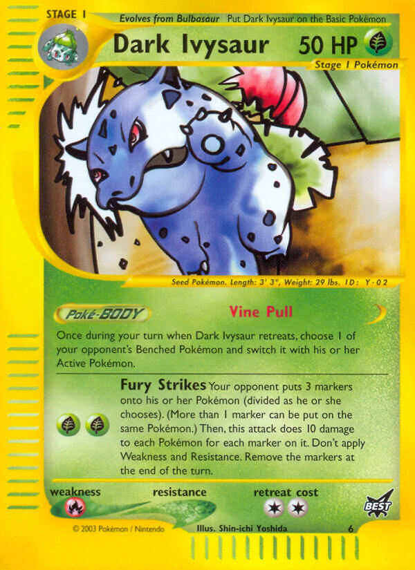 Dark Ivysaur (6) [Best of Promos] | Devastation Store