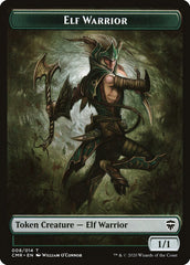 Elf Warrior // Thrull Token [Commander Legends Tokens] | Devastation Store