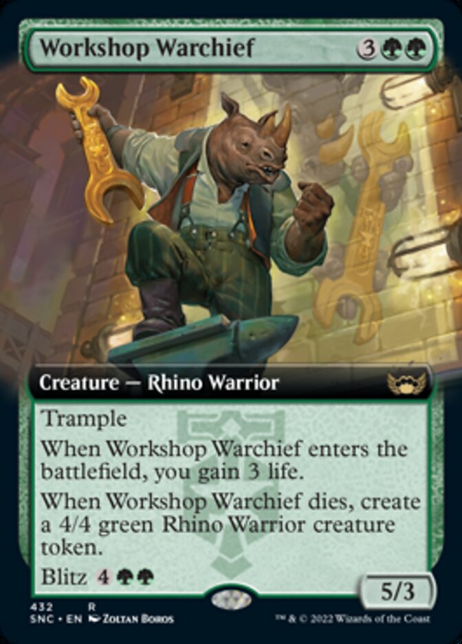 Workshop Warchief (Extended Art) [Streets of New Capenna] | Devastation Store
